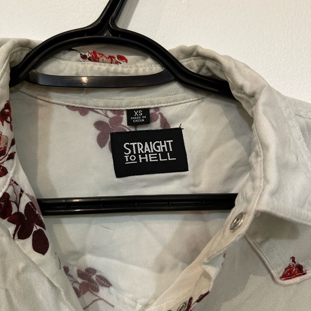 Straight To Hell Floral Shirt